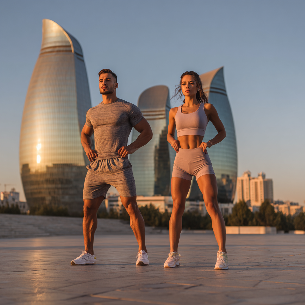 Professional fitnes zalining ichki ko'rinishi